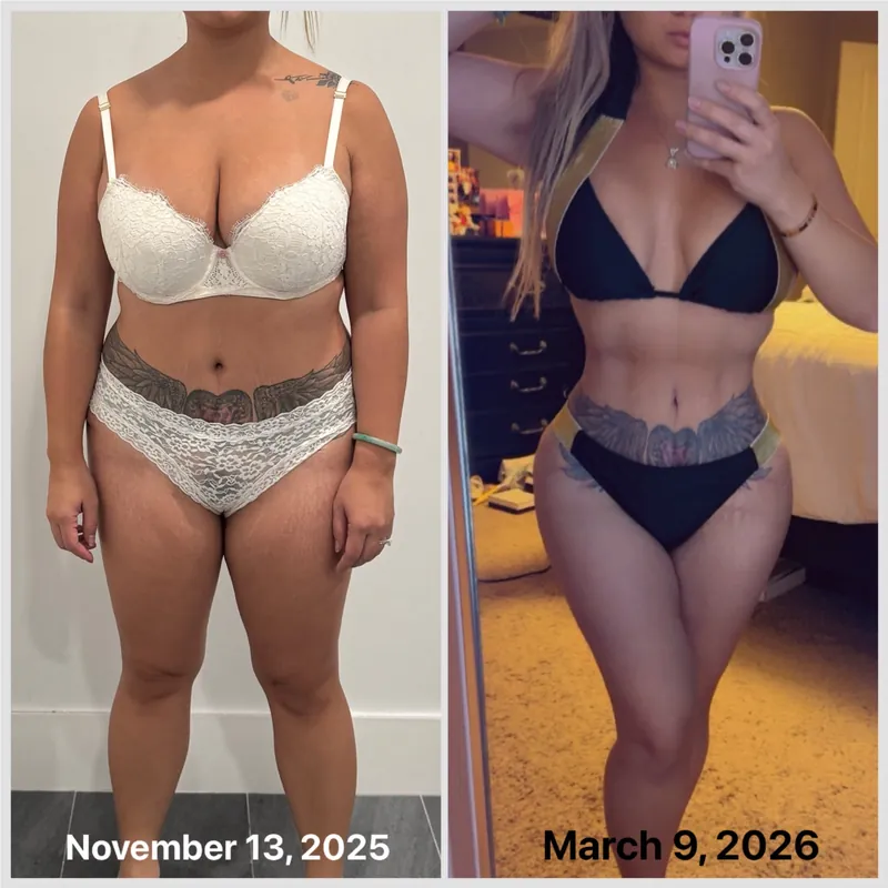 Client photos dated November 13, 2025 and March 9, 2026